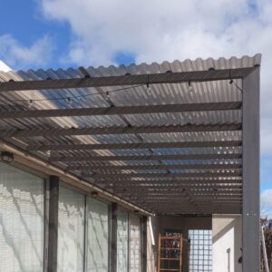 Chapa trapezoidal greca Bronce 0.90m x 3.66m
