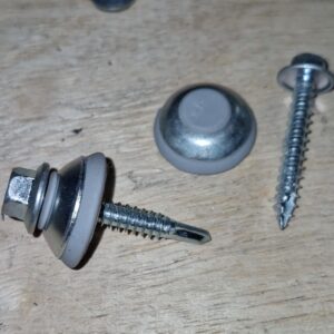 Tornillo 1.5" punta mecha autoperforante con arandela epdm x 50 unidades